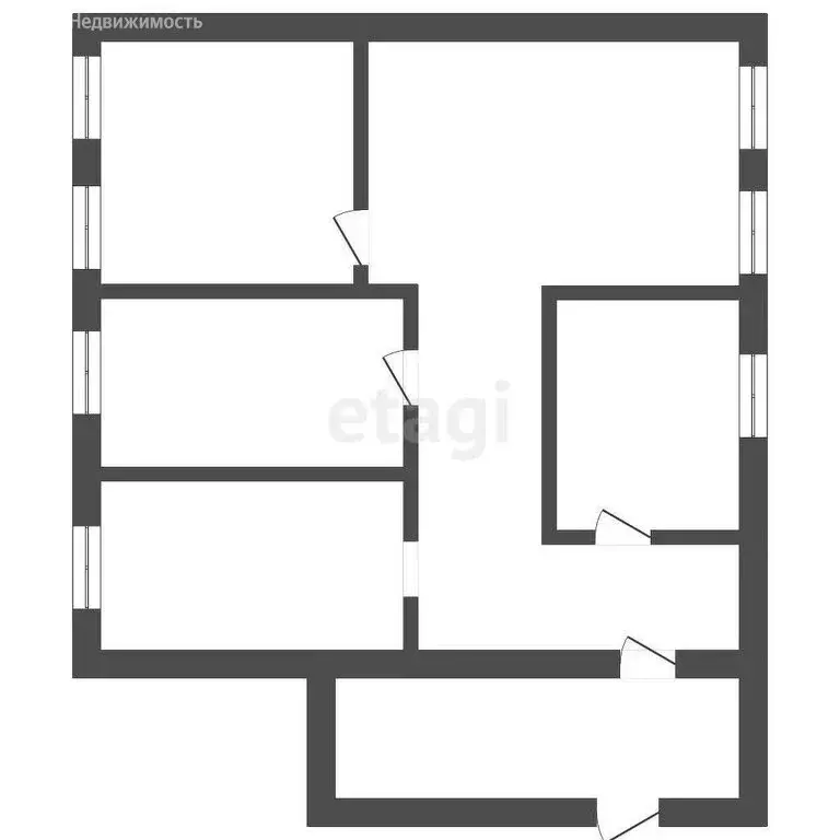 Дом в деревня Водопойка, Западная улица (60.3 м) - Фото 1