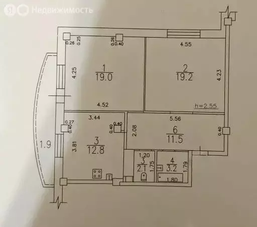 2-комнатная квартира: Киров, Московская улица, 83 (67.8 м) - Фото 1