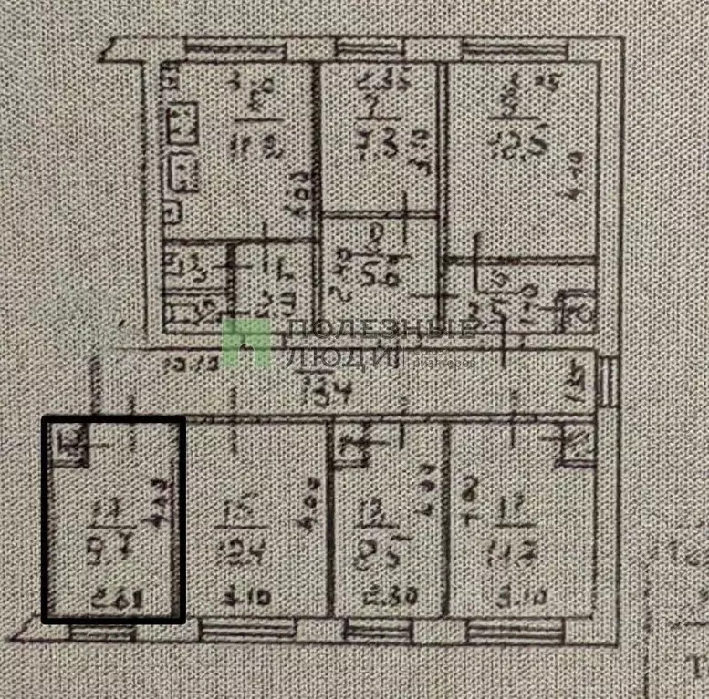 Комната Орловская область, Орел ул. Садовского, 5 (9.7 м) - Фото 1
