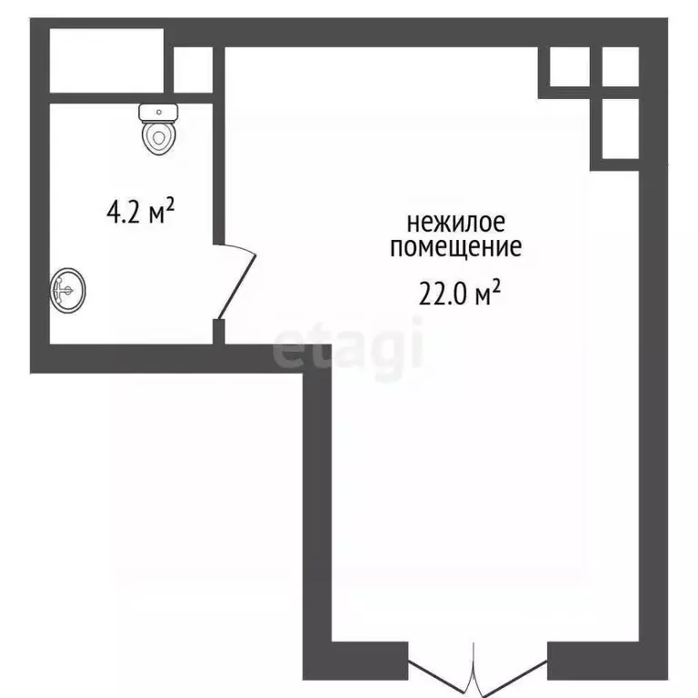 Помещение свободного назначения в Тюменская область, Тюмень ... - Фото 2