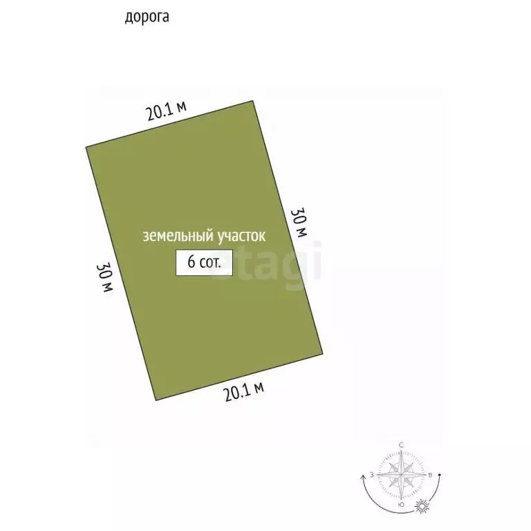Участок в Крым, Симферополь ул. Чесменская (6.0 сот.) - Фото 1