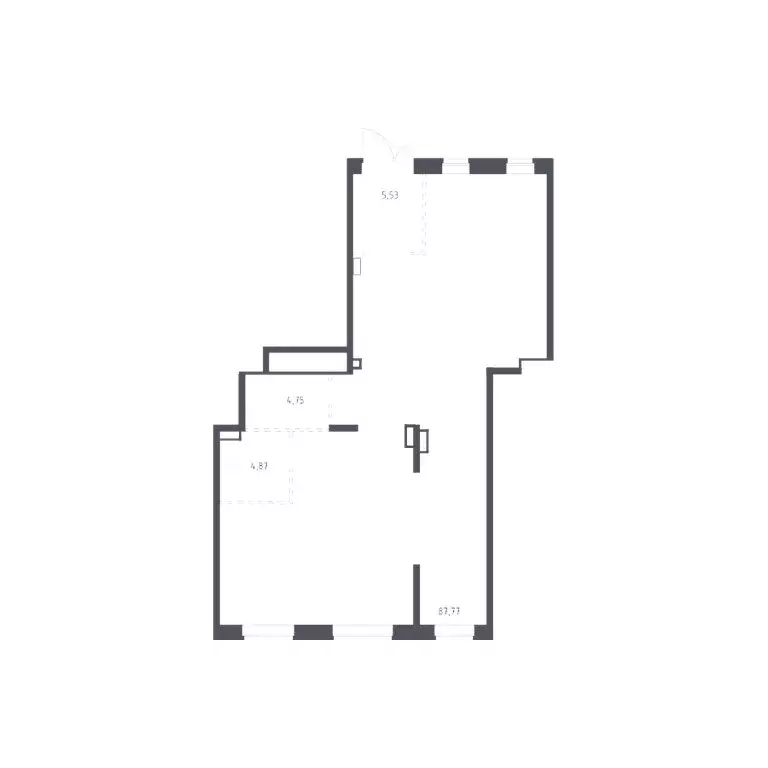 Помещение свободного назначения (102.92 м) - Фото 1