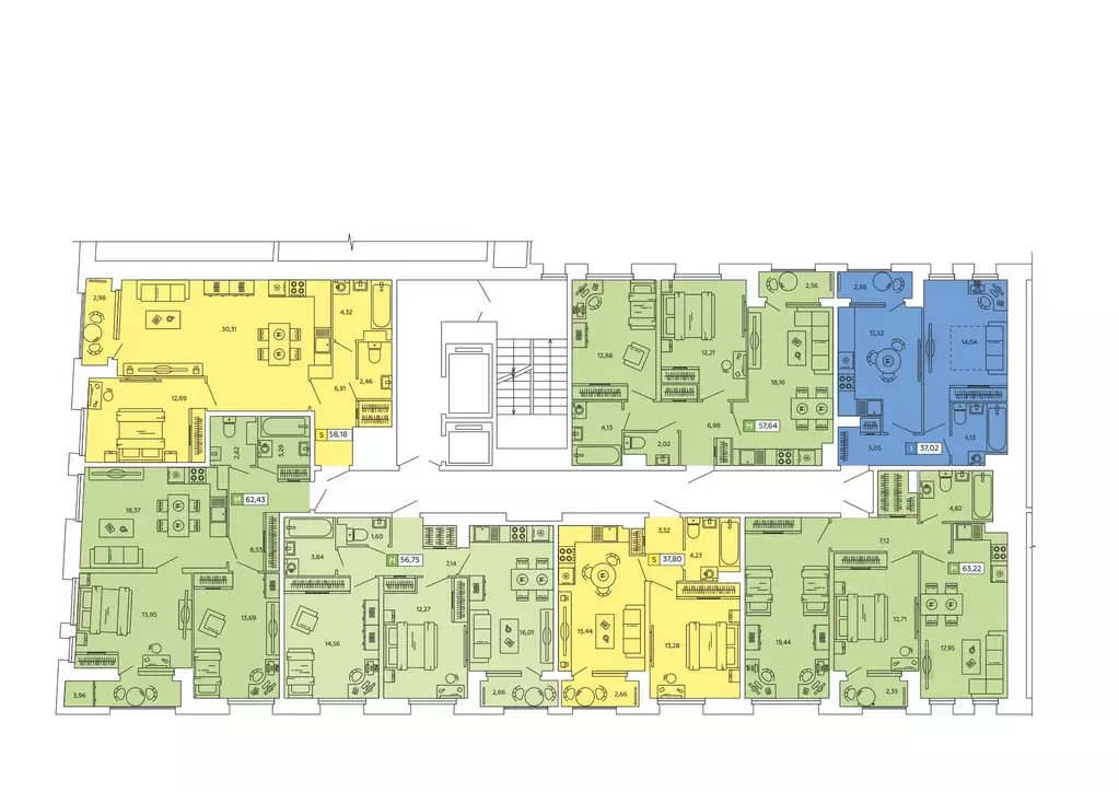 1-к кв. Архангельская область, Архангельск просп. Обводный Канал, 31 ... - Фото 2