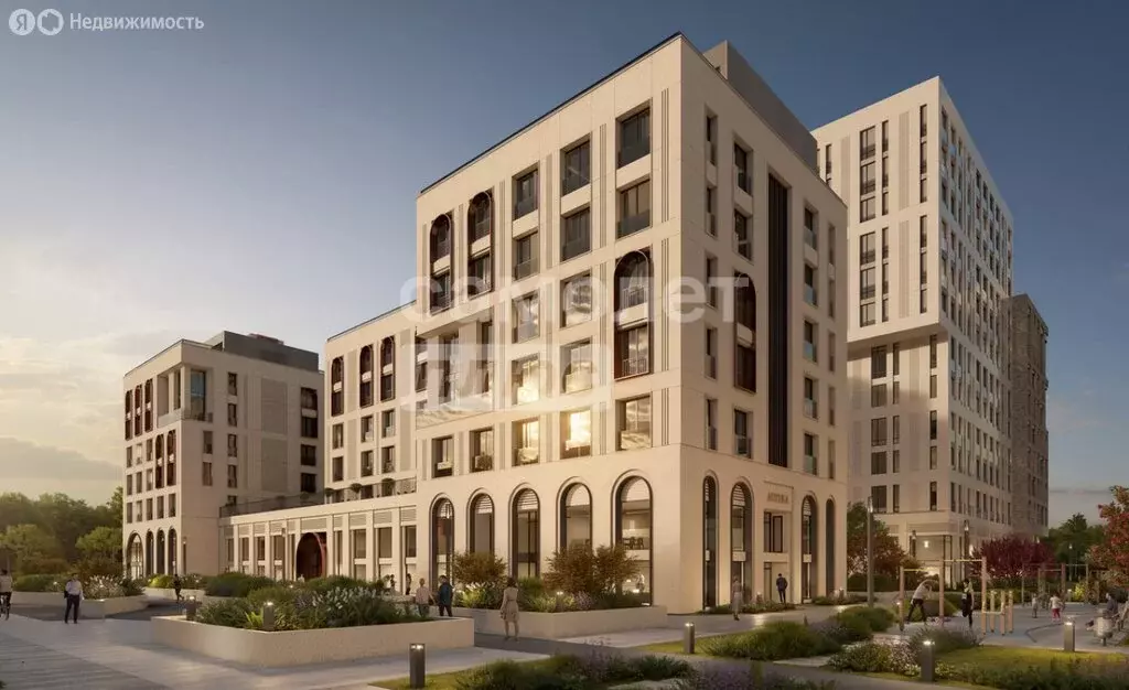 3-комнатная квартира: Москва, набережная Марка Шагала, 15к1 (79.4 м) - Фото 1