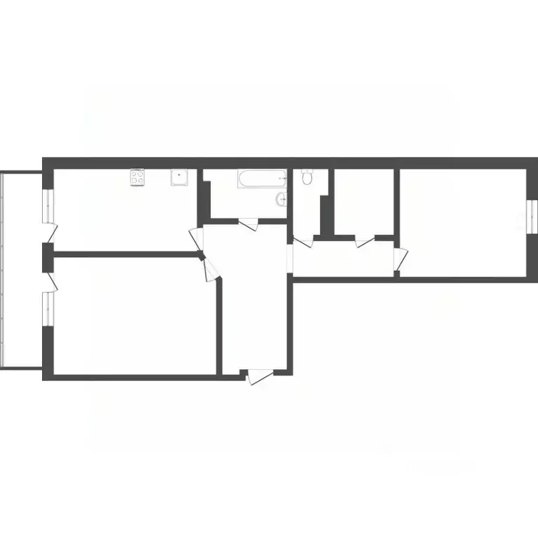 2-к кв. Тюменская область, Тюмень ул. Мира, 57 (64.4 м) - Фото 0