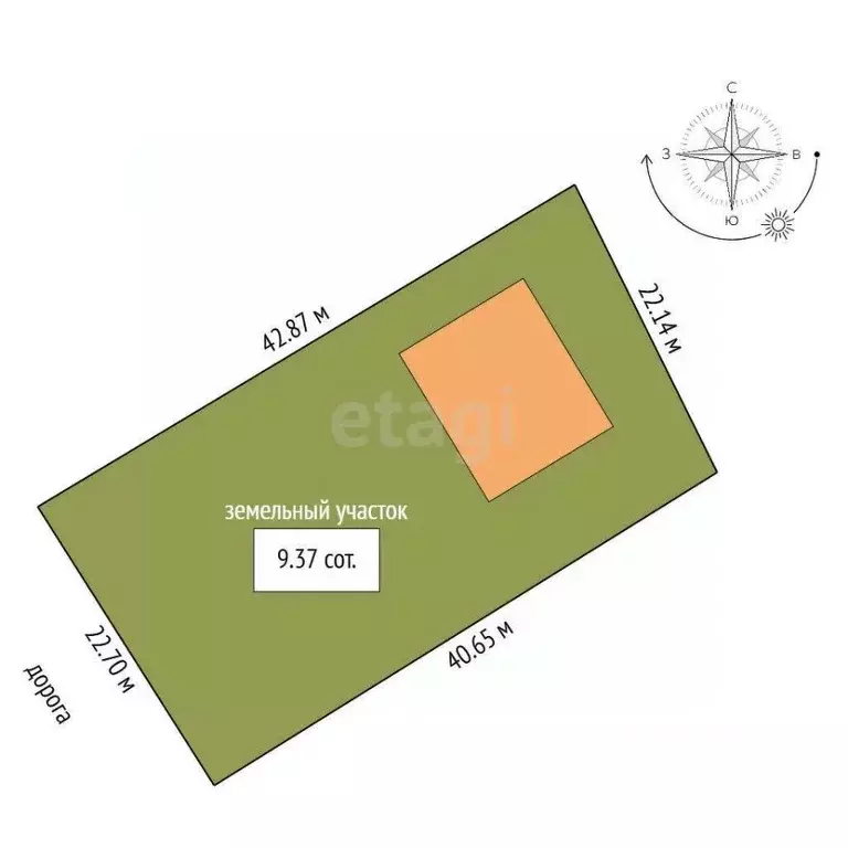 Дом в Крым, Симферопольский район, с. Урожайное, Гаспринского кв-л  ... - Фото 2