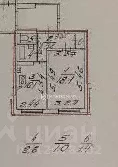 1-к кв. Санкт-Петербург ул. Уточкина, 2К1 (39.0 м) - Фото 1