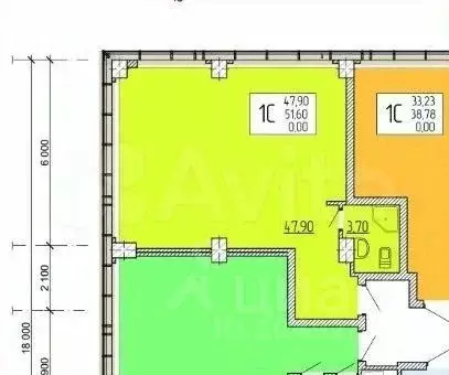 Офис в Башкортостан, Уфа ул. 50 лет СССР, 34 (52 м) - Фото 2