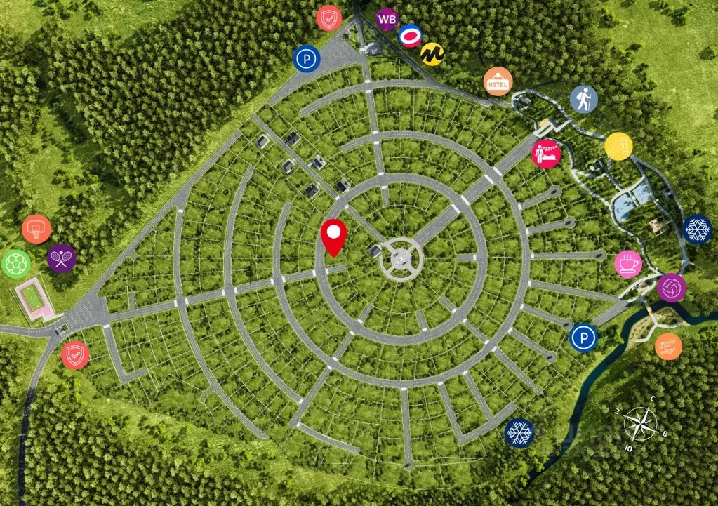 Участок в Московская область, Ступино городской округ, Кедровый парк ... - Фото 2