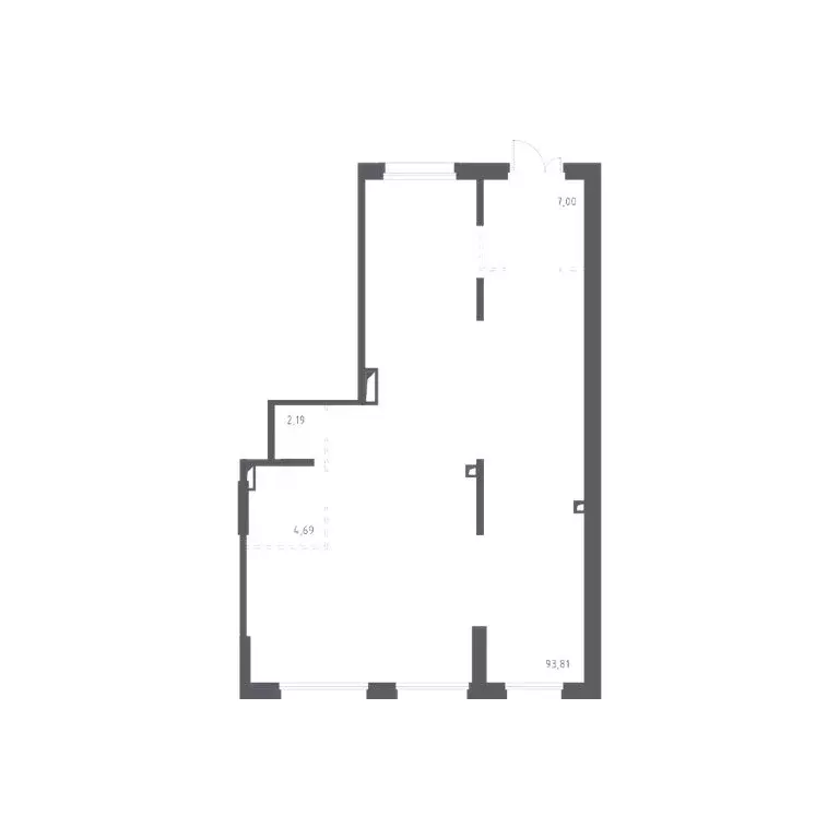 Помещение свободного назначения (107.7 м) - Фото 1