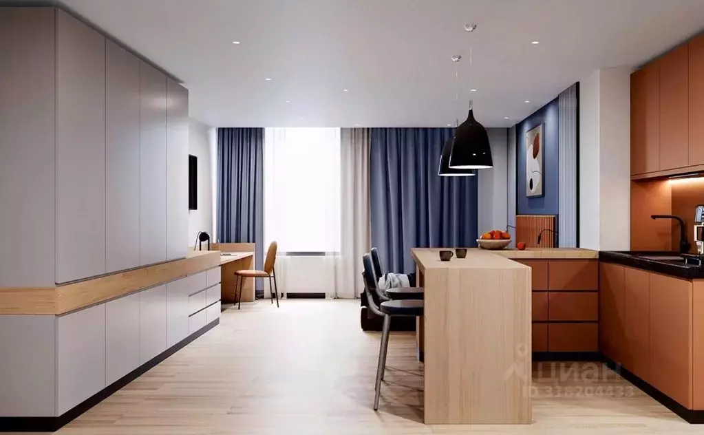 Студия Санкт-Петербург просп. Энергетиков, 8к2 (25.68 м) - Фото 1