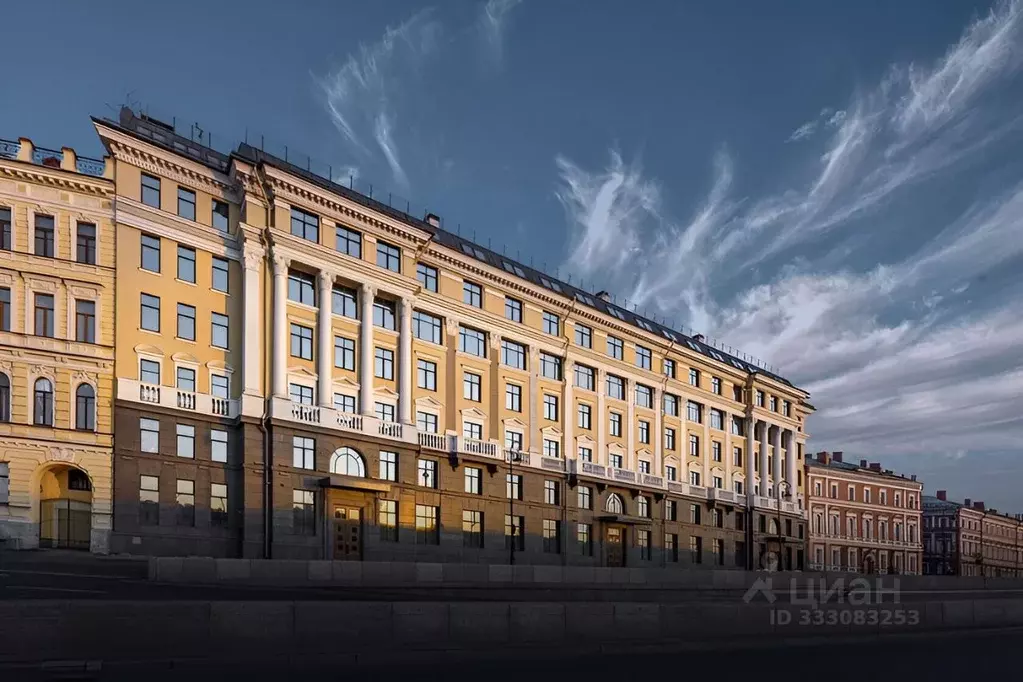 2-к кв. Санкт-Петербург наб. Воскресенская, 32 (180.8 м) - Фото 2
