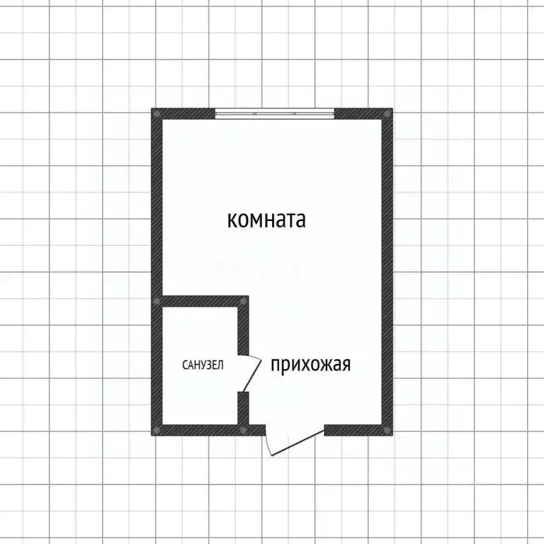 Студия Приморский край, Владивосток Енисейская ул., 7 (13.8 м) - Фото 1