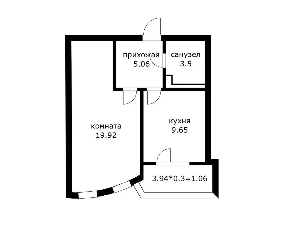 Продаётся 1-к квартира, 39.1 м - Фото 0