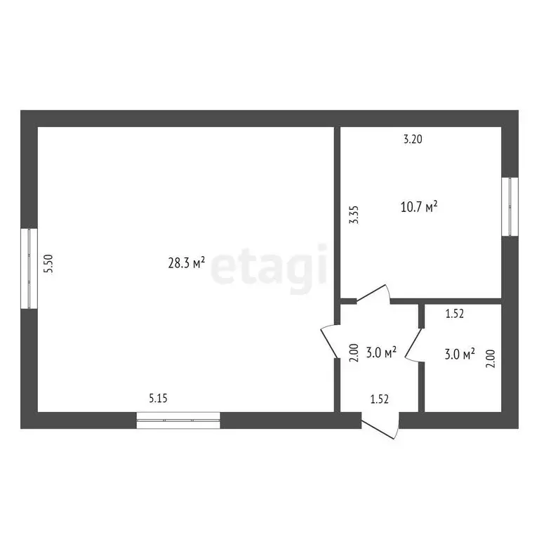 Дом в Тюмень, микрорайон Быкова, улица Тихих Зорь (45 м) - Фото 0