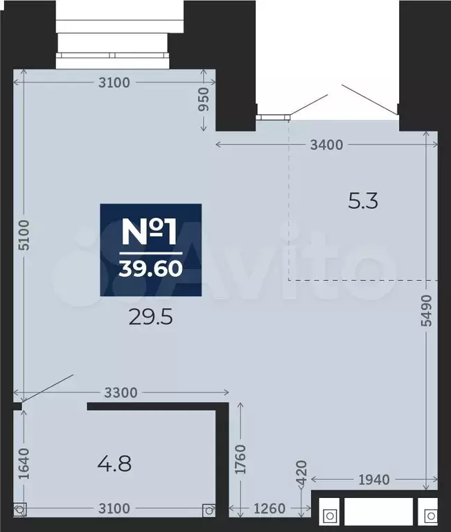 Продается торговое помещение площадью 39.6 кв.м - Фото 0