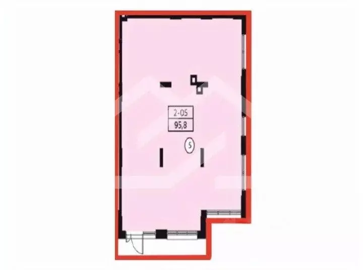 Помещение свободного назначения в Москва № 160 кв-л, 1Вк2 (96 м) - Фото 2