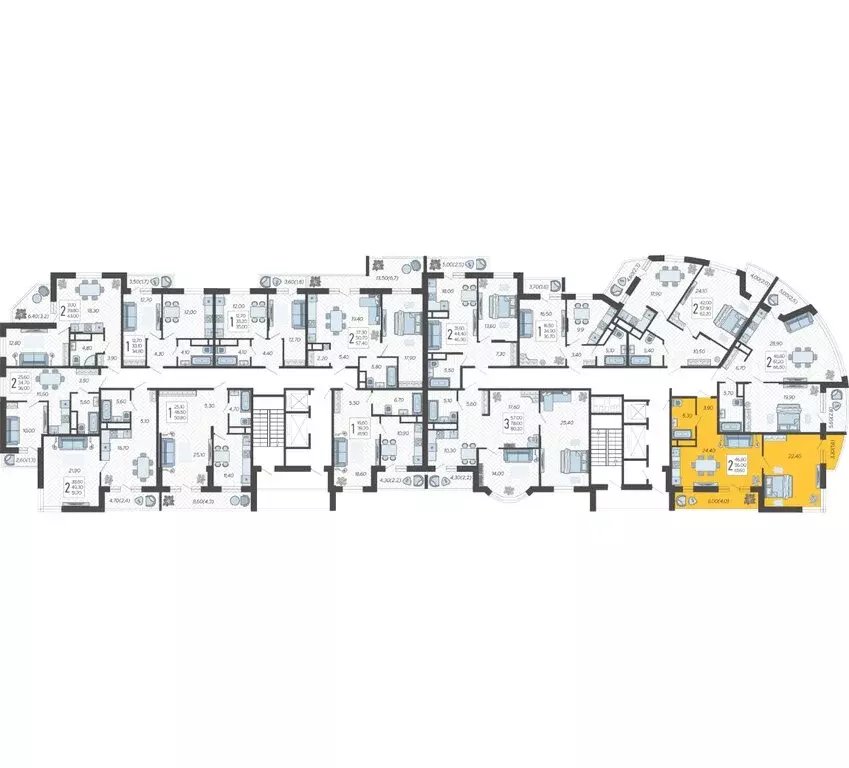 2-комнатная квартира: Краснодар, жилой комплекс Зеленодар, улица ... - Фото 2