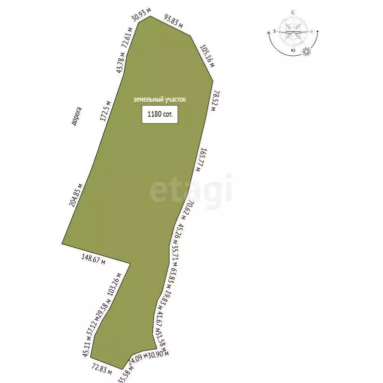 Участок в Хотынецкий район, Алехинское сельское поселение, деревня ... - Фото 1