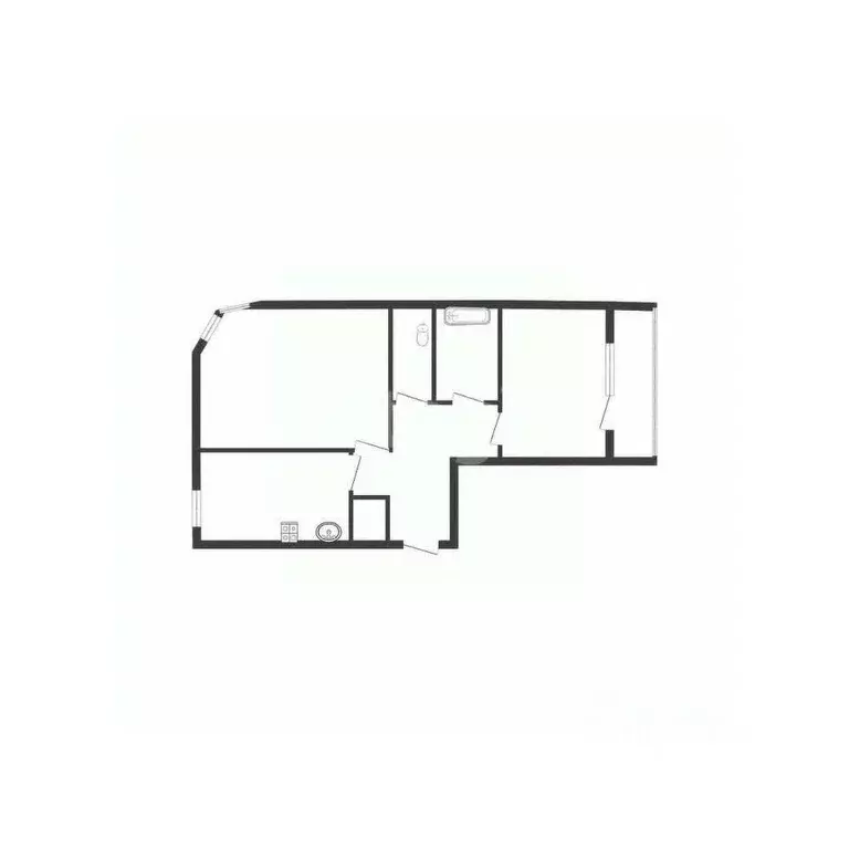 2-к кв. Смоленская область, Вязьма Красноармейское ш., 14 (55.1 м) - Фото 2