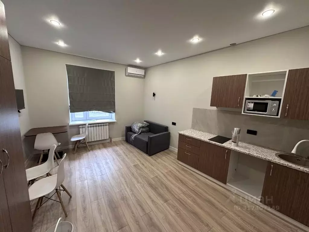 1-к кв. Татарстан, Казань Горки-3 мкр, ул. Дубравная, 14А (25.0 м) - Фото 0