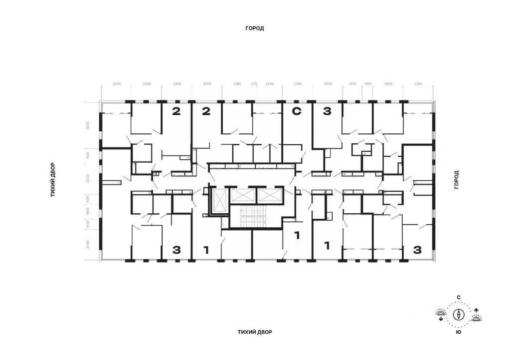 3-к кв. Свердловская область, Екатеринбург ДНК: Дом на Куйбышева жилой ... - Фото 2