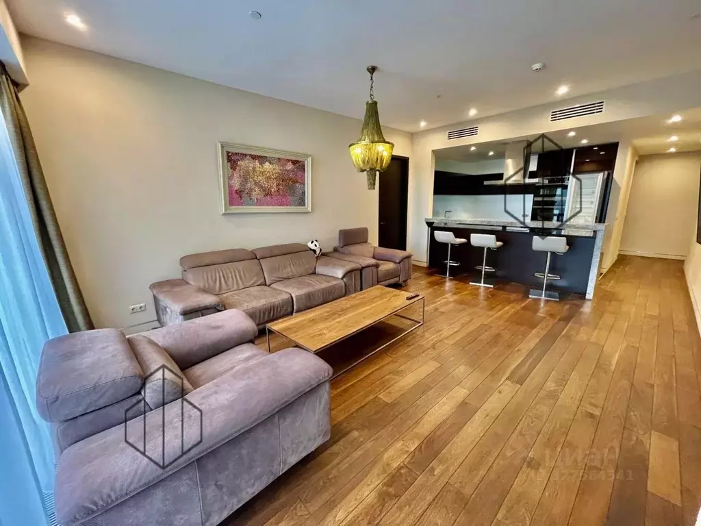 2-к кв. Москва 1-й Красногвардейский проезд, 21с1 (90.0 м) - Фото 1