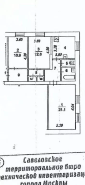 3-к кв. Москва Хорошевское ш., 92 (71.0 м) - Фото 1