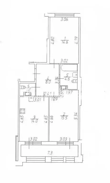 2-к кв. Санкт-Петербург Манчестерская ул., 3 (58.5 м) - Фото 2