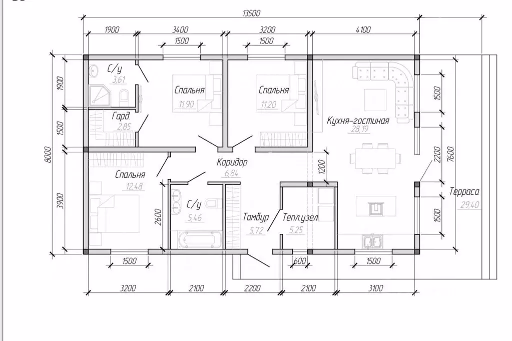 Дом в Крым, Бахчисарайский район, с. Вилино ул. Пархоменко, 11 (150 м) - Фото 2