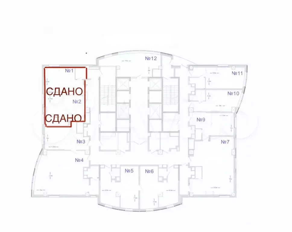 Офис 92м2 с кухней, 2 санузла, раздевалка - Фото 1