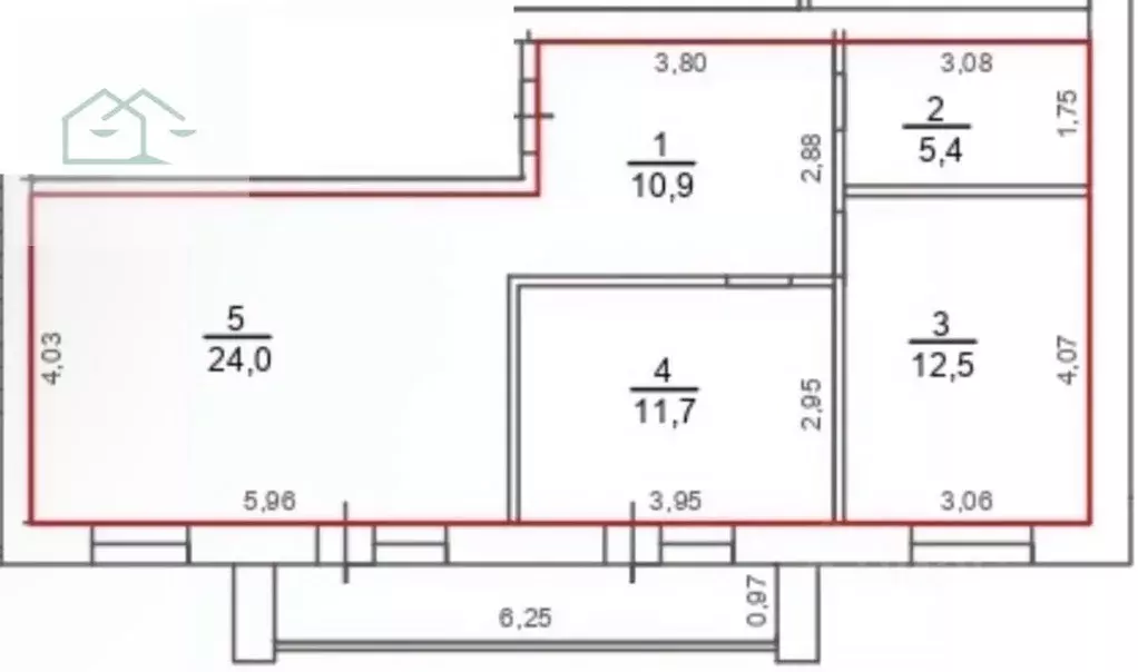2-к кв. Воронежская область, Рамонский район, с. Ямное ул. Генерала ... - Фото 2