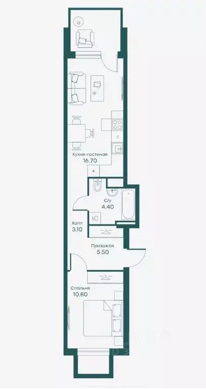 Помещение свободного назначения в Московская область, Одинцовский ... - Фото 1