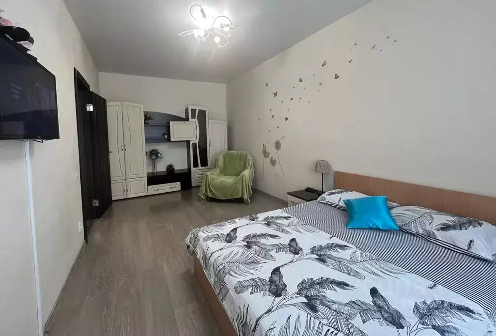 1-к кв. Краснодарский край, Краснодар Музыкальный мкр, ул. Имени С.В. ... - Фото 2