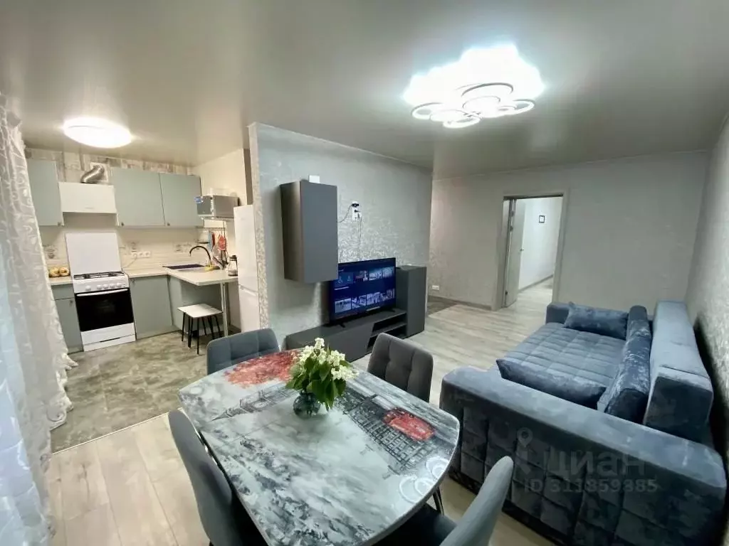 1-к кв. Калужская область, Козельск Юбилейная ул., 27 (53.0 м) - Фото 2