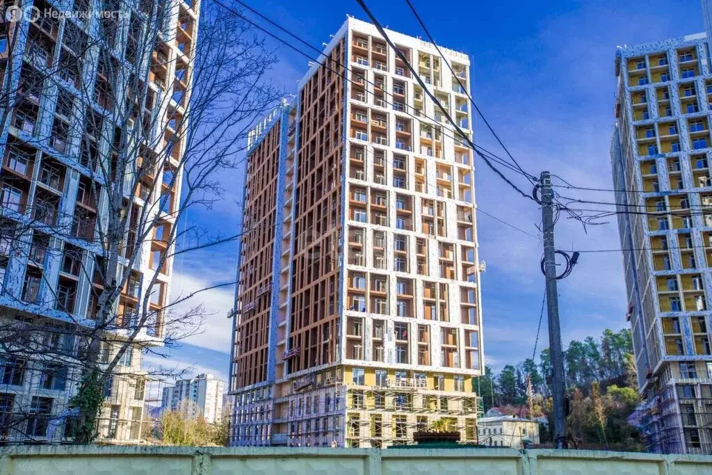 Квартира-студия: посёлок городского типа Дагомыс, Батумское шоссе, ... - Фото 1