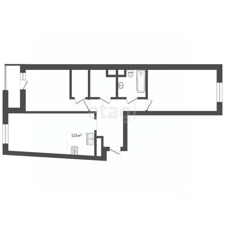 3-к кв. Москва Береговой проезд, 5Ак1 (69.5 м) - Фото 1