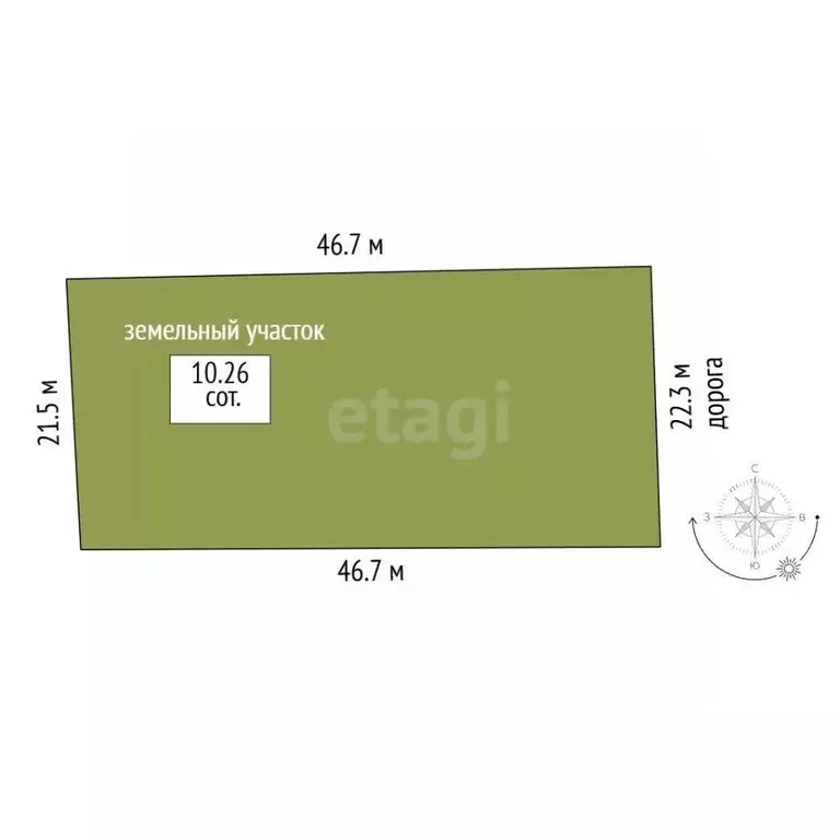 Участок в Севастополь проезд Богданова, 32А (10.26 сот.) - Фото 2