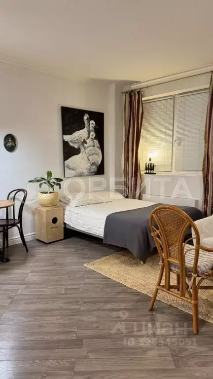 Студия Тюменская область, Тюмень ул. 50 лет ВЛКСМ, 15к1 (30.5 м) - Фото 1