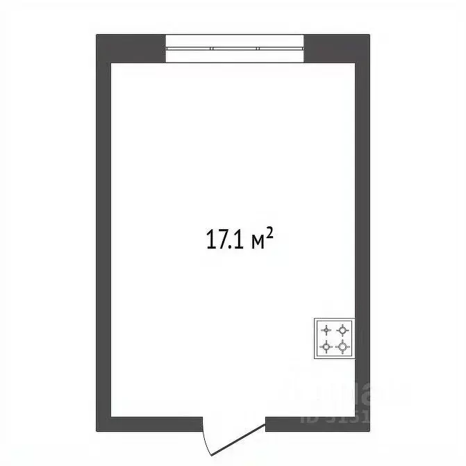 Комната Амурская область, Благовещенск Трудовая ул., 11 (1.0 м) - Фото 1