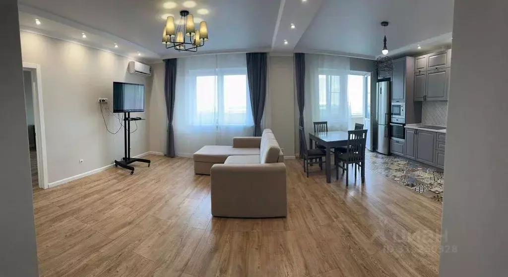 3-к кв. Краснодарский край, Краснодар ул. Имени Симиренко, 71к1 (91.7 ... - Фото 0