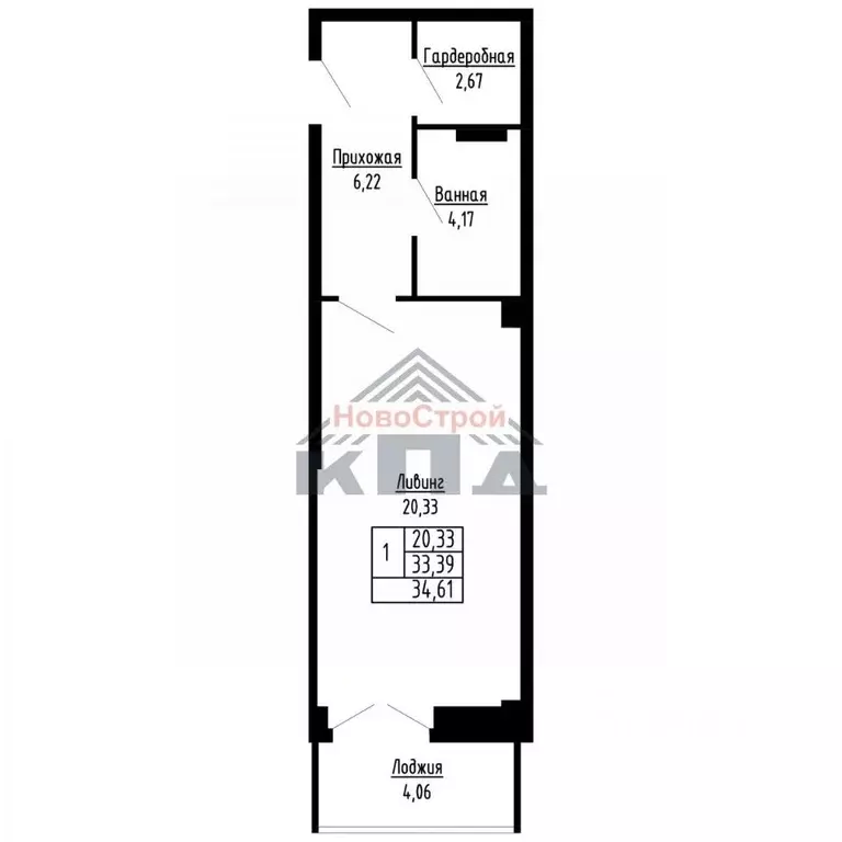 1-к кв. Омская область, Омск ул. Фрунзе (35.0 м) - Фото 0
