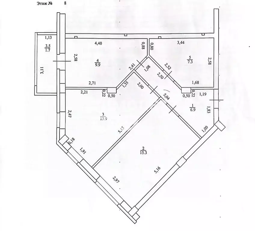 2-к кв. Кировская область, Киров ул. Ленина, 198к1 (55.0 м) - Фото 1