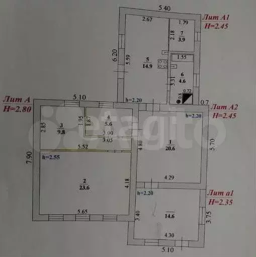 Дом 83 м на участке 34,5 сот. - Фото 0