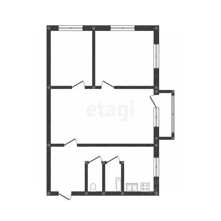 3-к кв. Костромская область, Кострома ул. Ивана Сусанина, 37 (64.7 м) - Фото 0