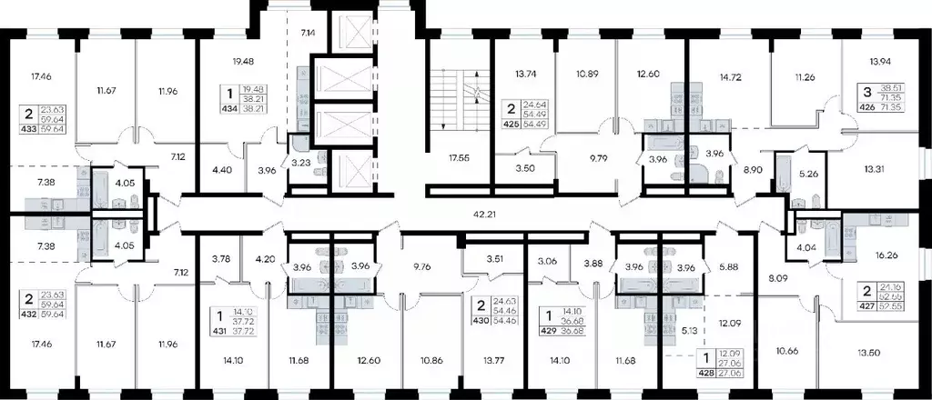 2-к кв. Приморский край, Владивосток ул. Тухачевского (59.64 м) - Фото 2