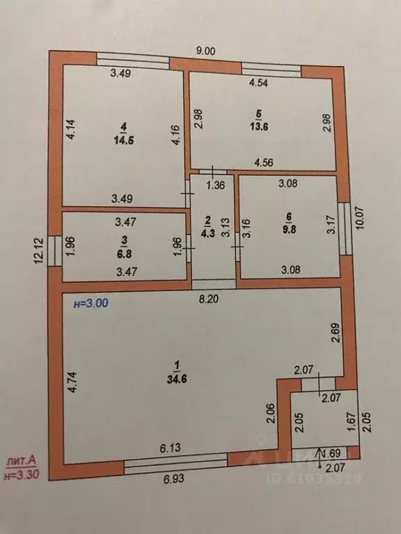 Дом в Краснодарский край, Ейск ул. А. Голицина (84 м) - Фото 1