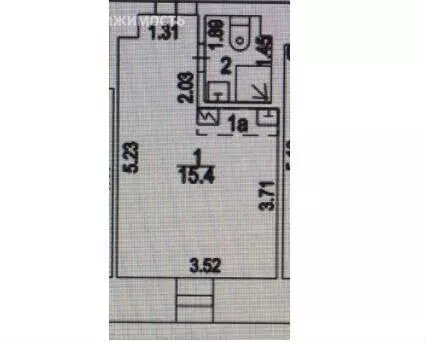 1-комнатная квартира: Москва, Гостиничный проезд, 8к1 (20 м) - Фото 1