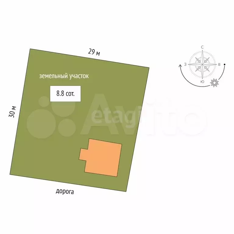 Дом 126,5 м на участке 8,8 сот. - Фото 0
