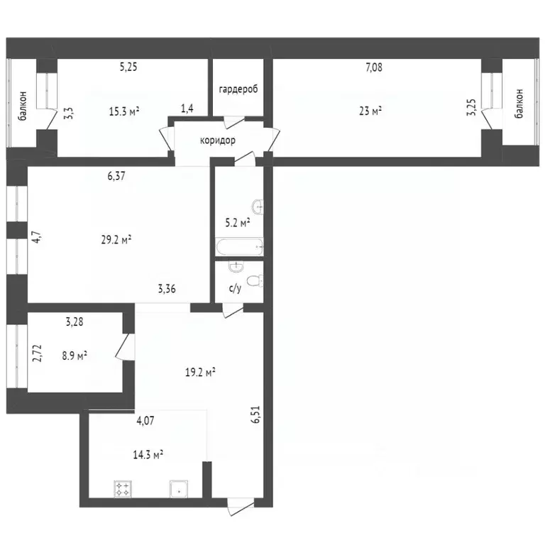 4-к кв. Красноярский край, Красноярск ул. Менжинского, 10д (146.3 м) - Фото 1